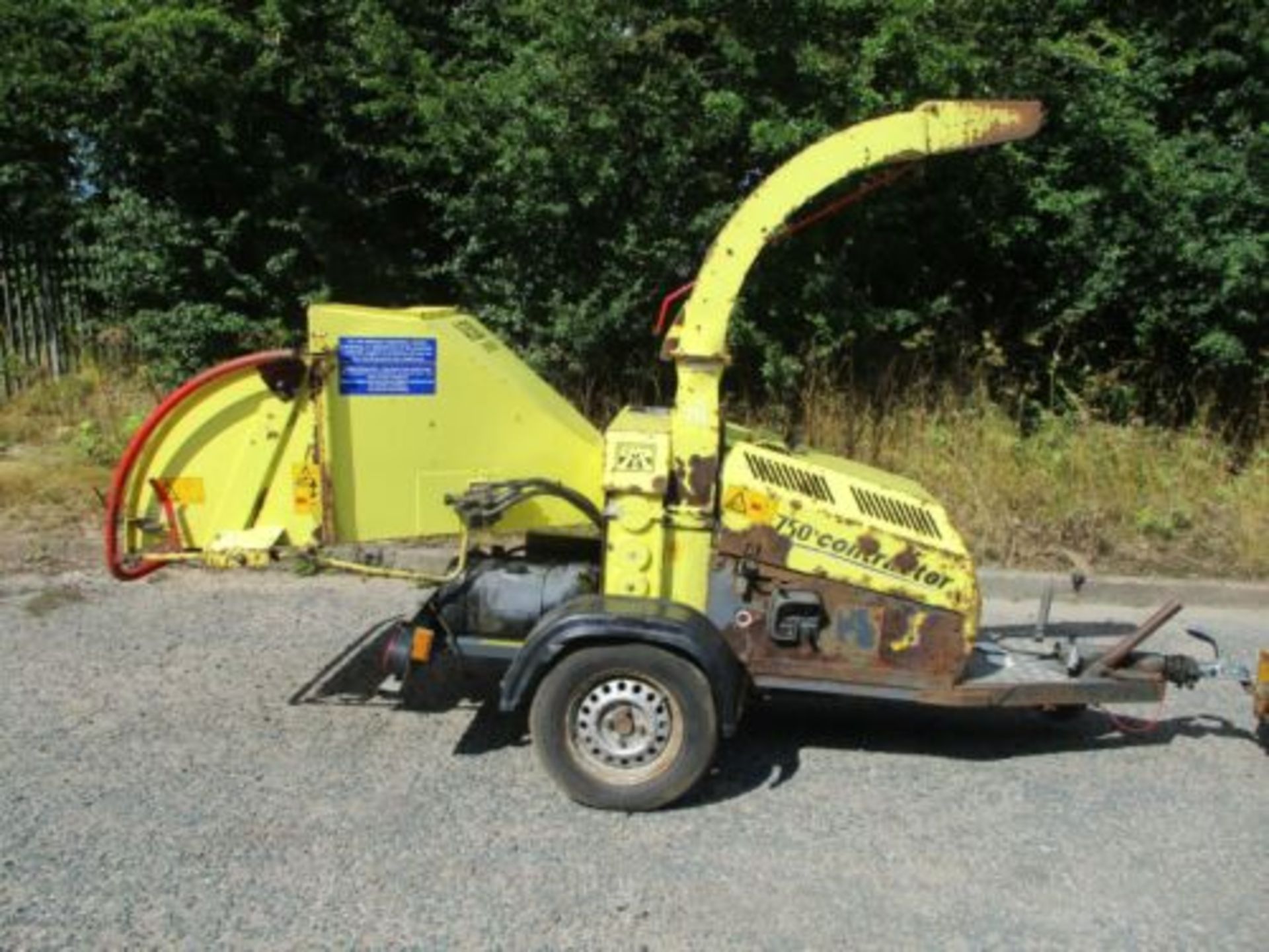 2010 JENSEN A 530 WOOD CHIPPER KUBOTA ENGINE SHREDDER TIMBERWOLF BEARCAT TOWABLE - Image 6 of 12