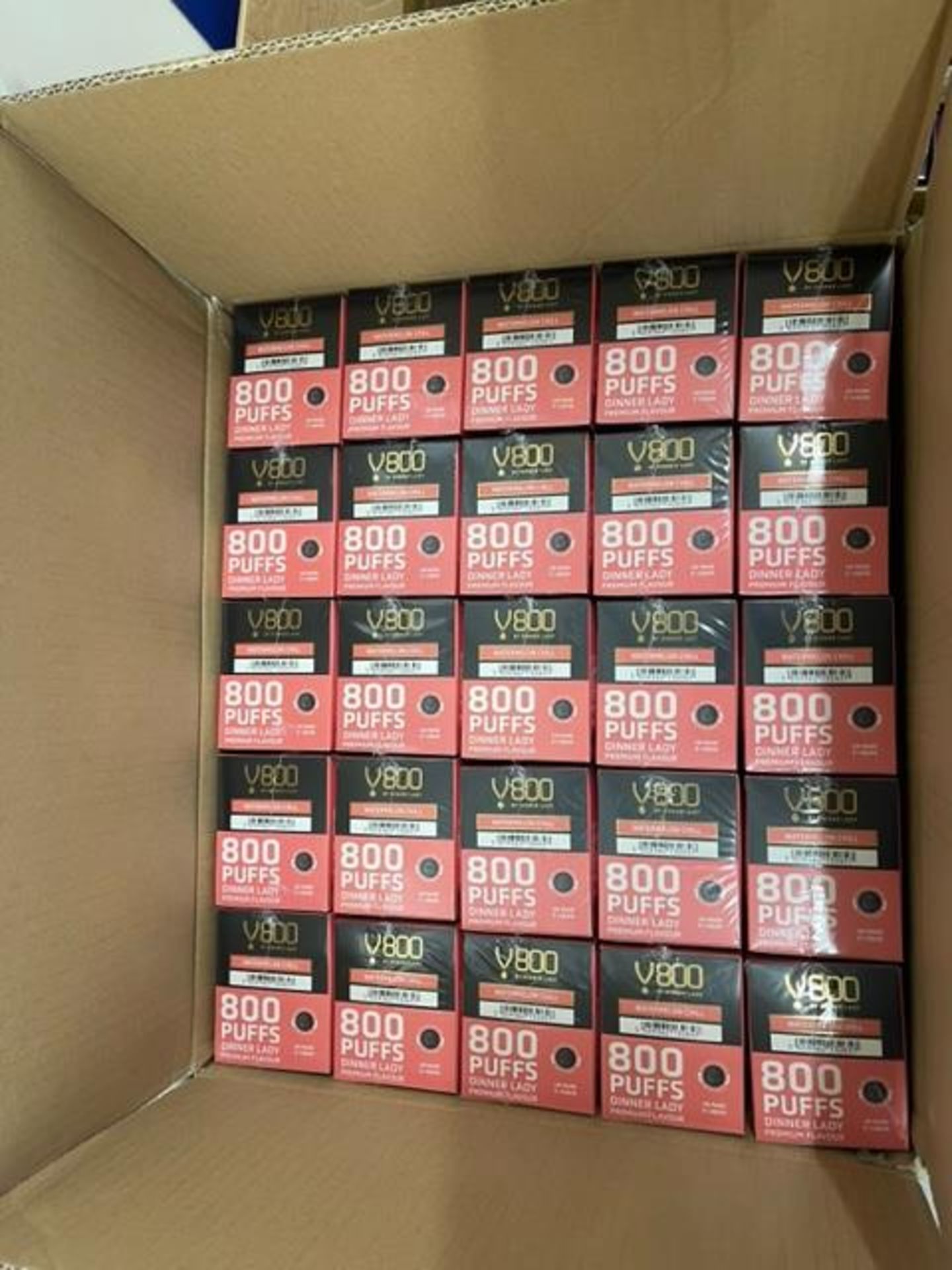 JOB LOT OF 2440 DINNER LADY DISPOSABLE VAPES - RRP APPROX £14,600 - SEE DESCRIPTION FOR FLAVOURS - Image 4 of 9