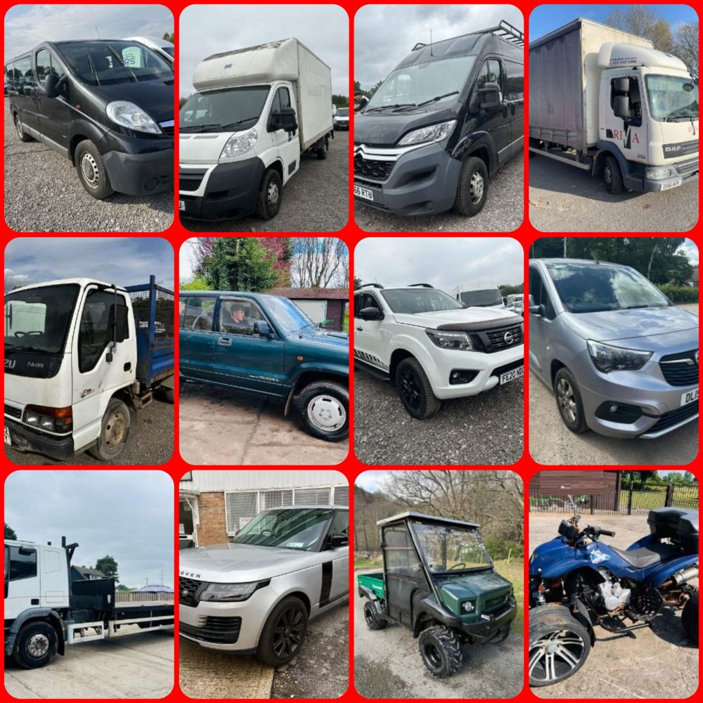 AUCTION OF CARS, VANS, TRUCKS, 4X4'S, QUADS + MORE Ends from 15th August 2023 at 2pm