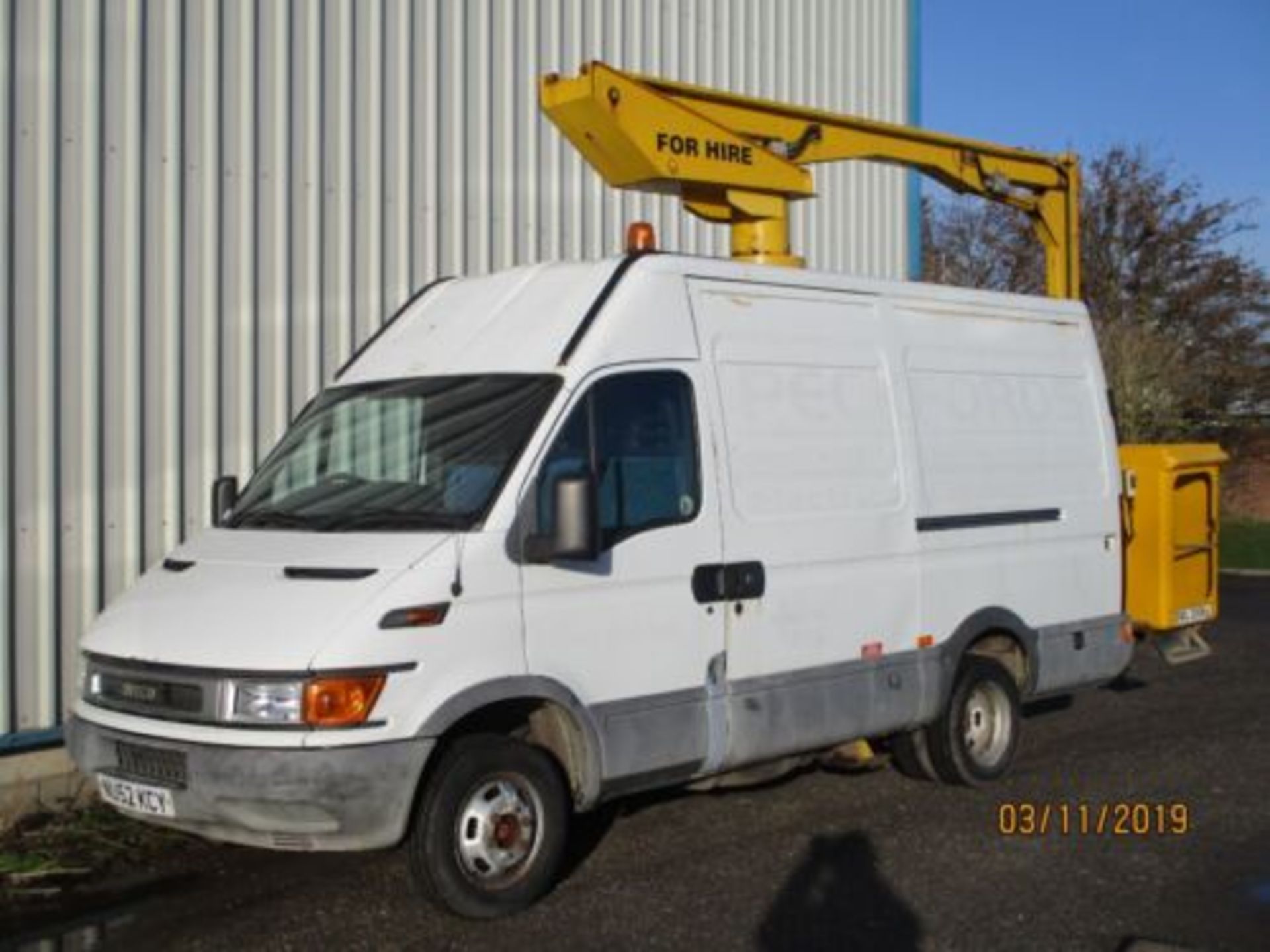 IVECO DAILY CHERRY PICKER SCISSOR LIFT ACCESS PLATFORM VAN MOUNT ED 12.5 METRE