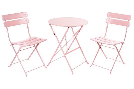 BRAND NEW 2 SEATER PINK BISTRO