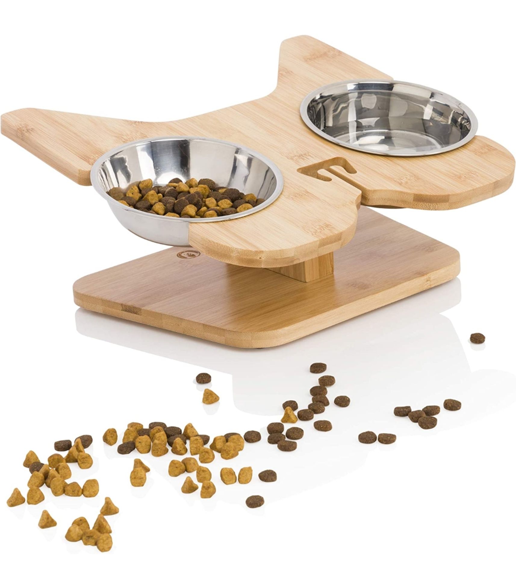 NIBBLEYPETS ELEVATED PET DOG BOWL FEEDER RRP £102 PET SHOPS BREEDERS FRENCHIES BULLYS - Image 2 of 2