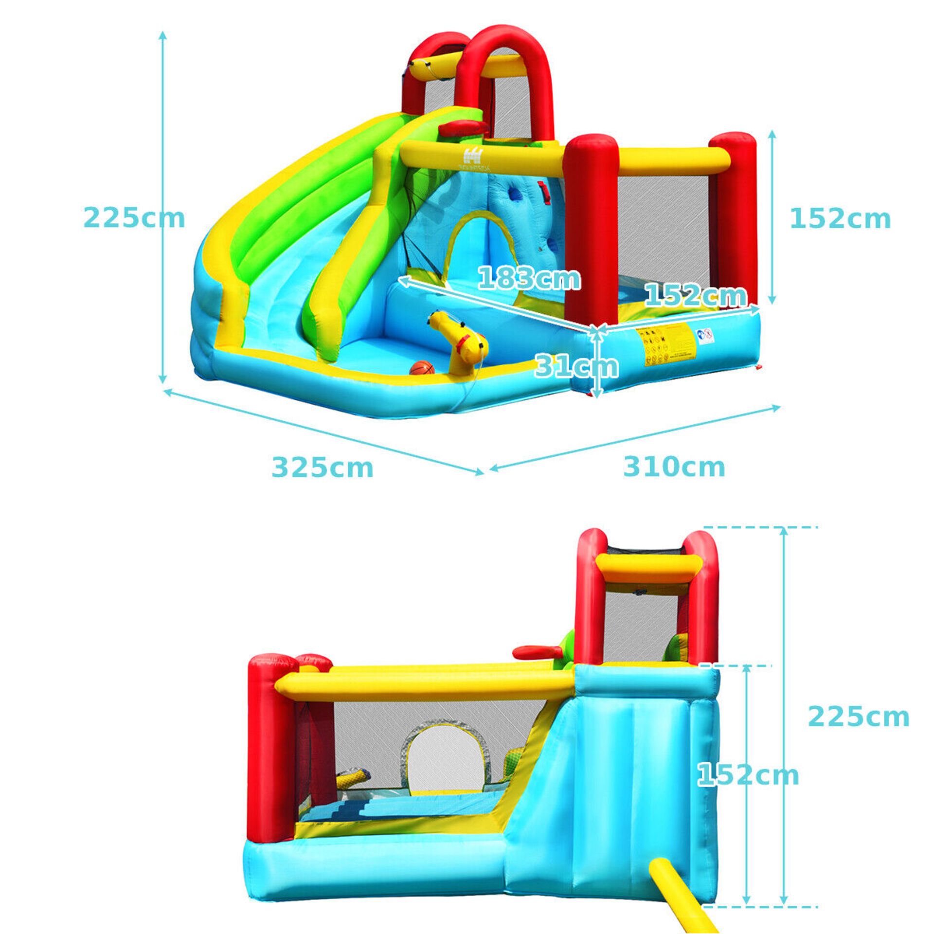 NEW INFLATABLE BOUNCY CASTLE WATER PARK - Image 2 of 6