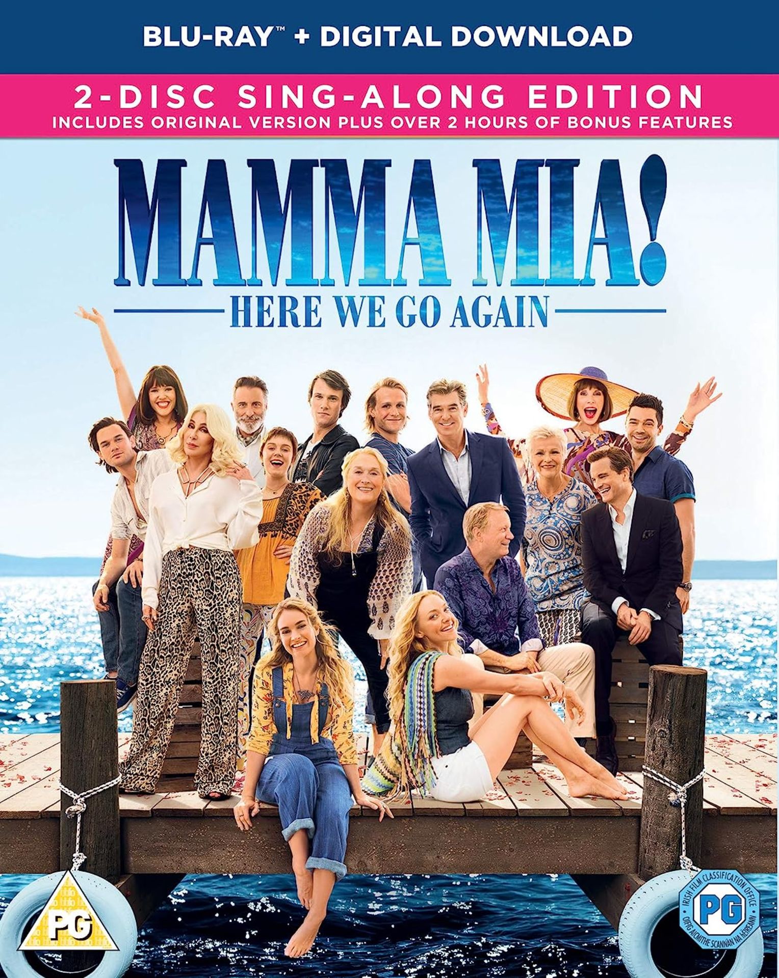 500 X MAMMA MIA HERE WE GO AGAIN BLU RAY