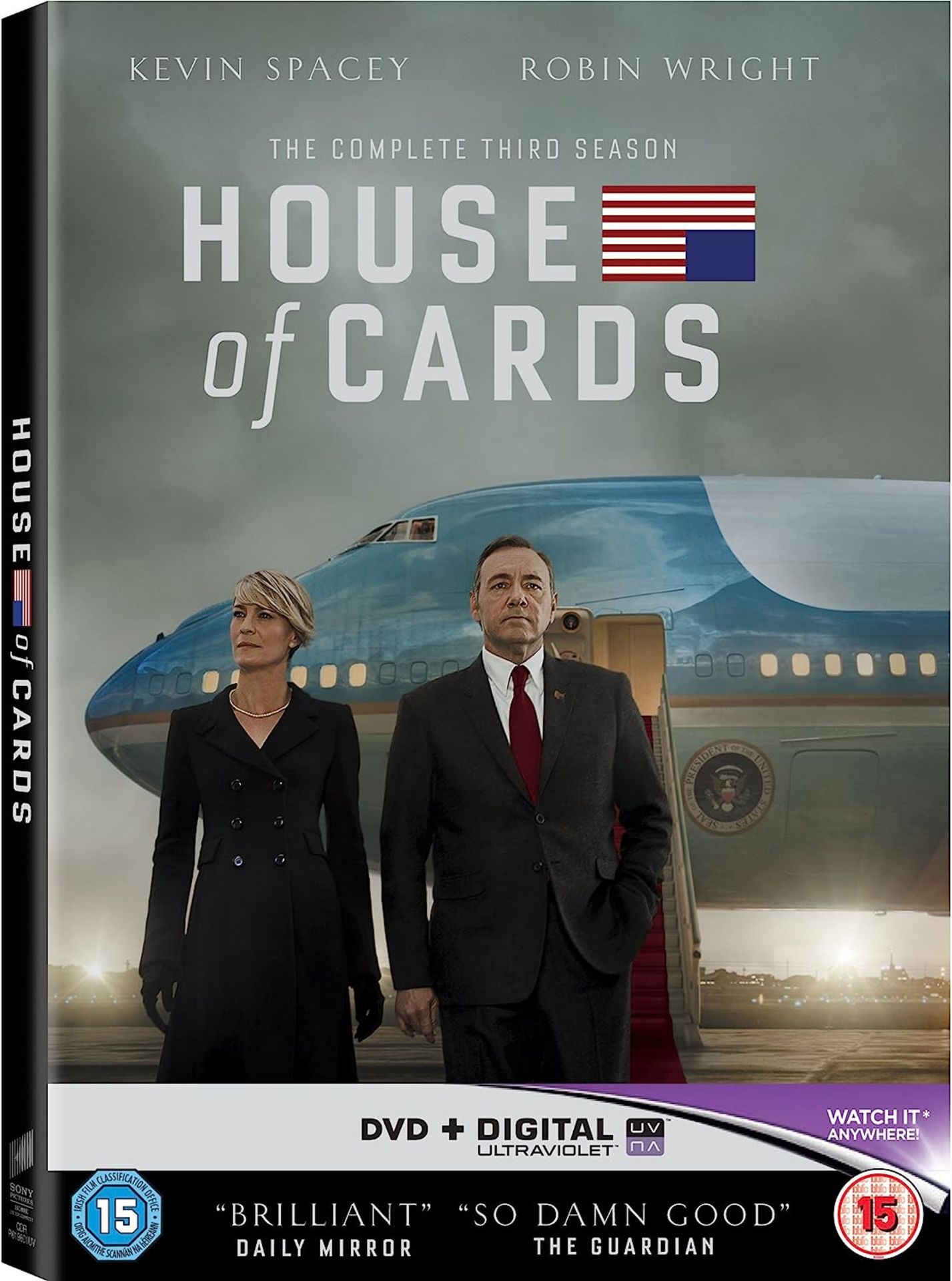 300 X HOUSE OF CARDS SEASON 3 DVD