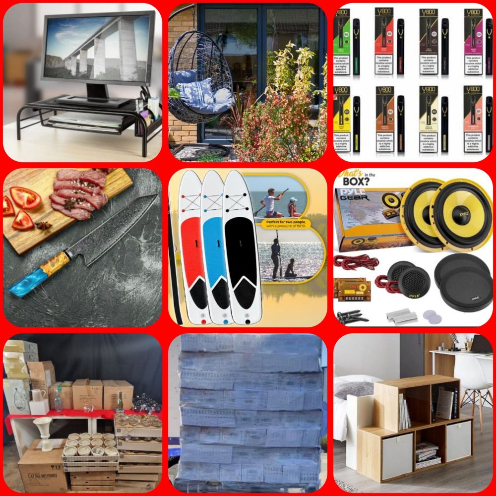 MEGA PALLET & JOB LOT LIQUIDATION AUCTION WITH LOTS OF PROFIT MARGINS FOR BIG BUYERS Ends Wednesday 23rd August 2023 at 2pm