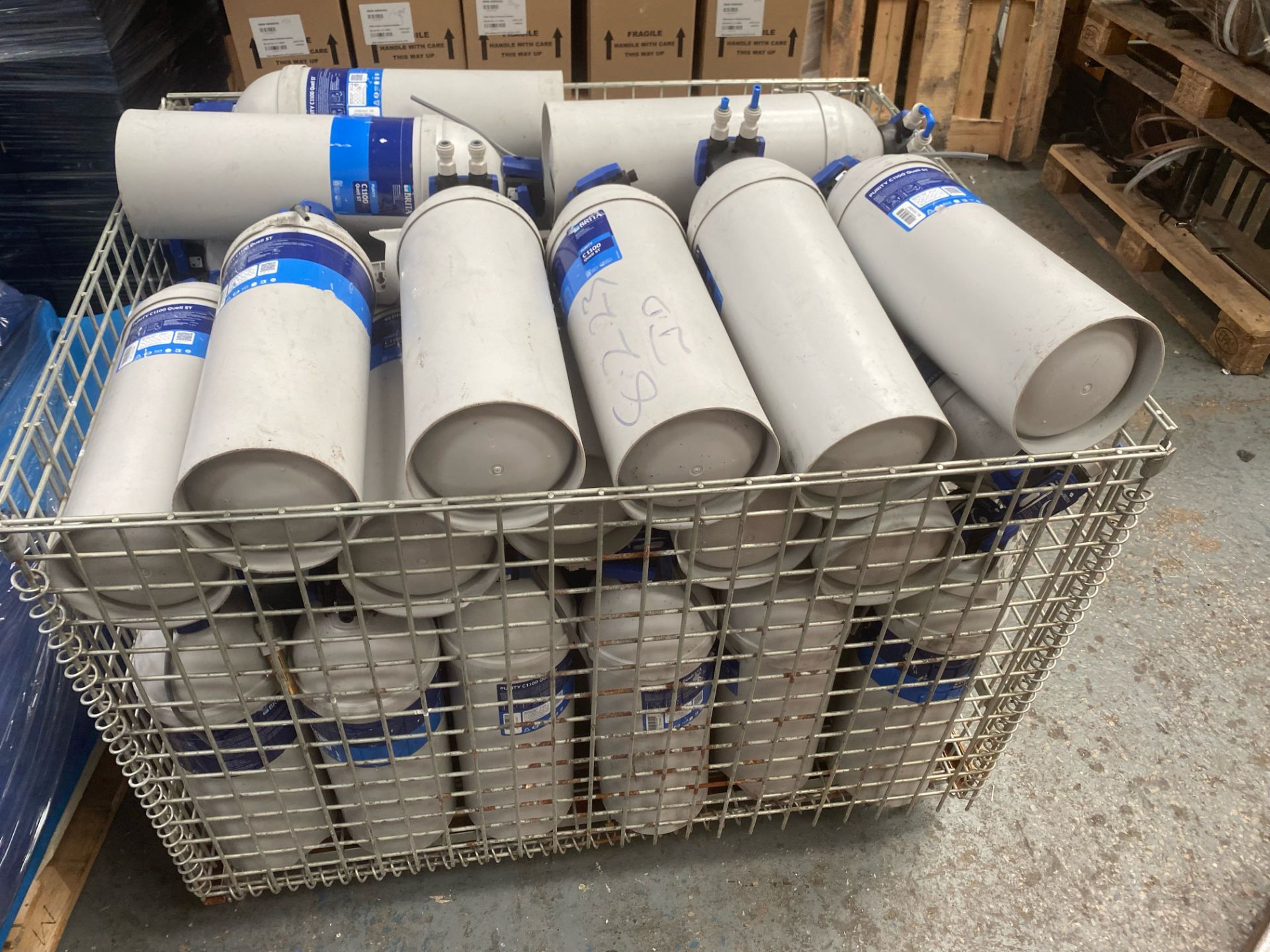 PALLET OF APROX 50 USED BRITA WATER FILTERS C1100 RRP £11500