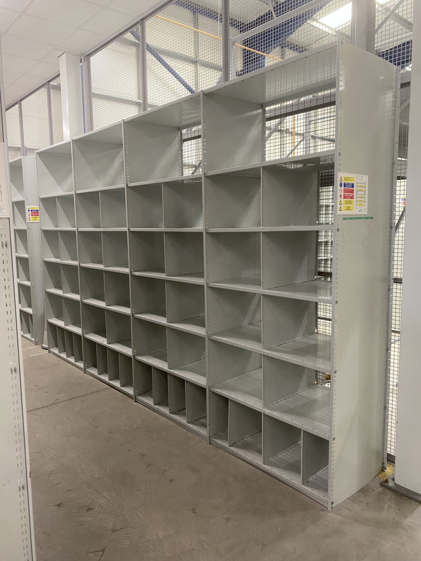4 BAYS X ADJUSTABLE WAREHOUSE SHELVING - (CAN BE DISMANTLED) - Image 3 of 3
