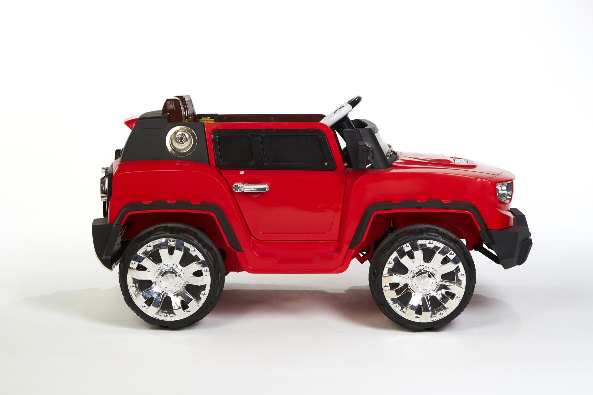 RED 4X4 KIDS ELECTRIC RIDE ON JEEP WITH REMOTE - Image 7 of 13