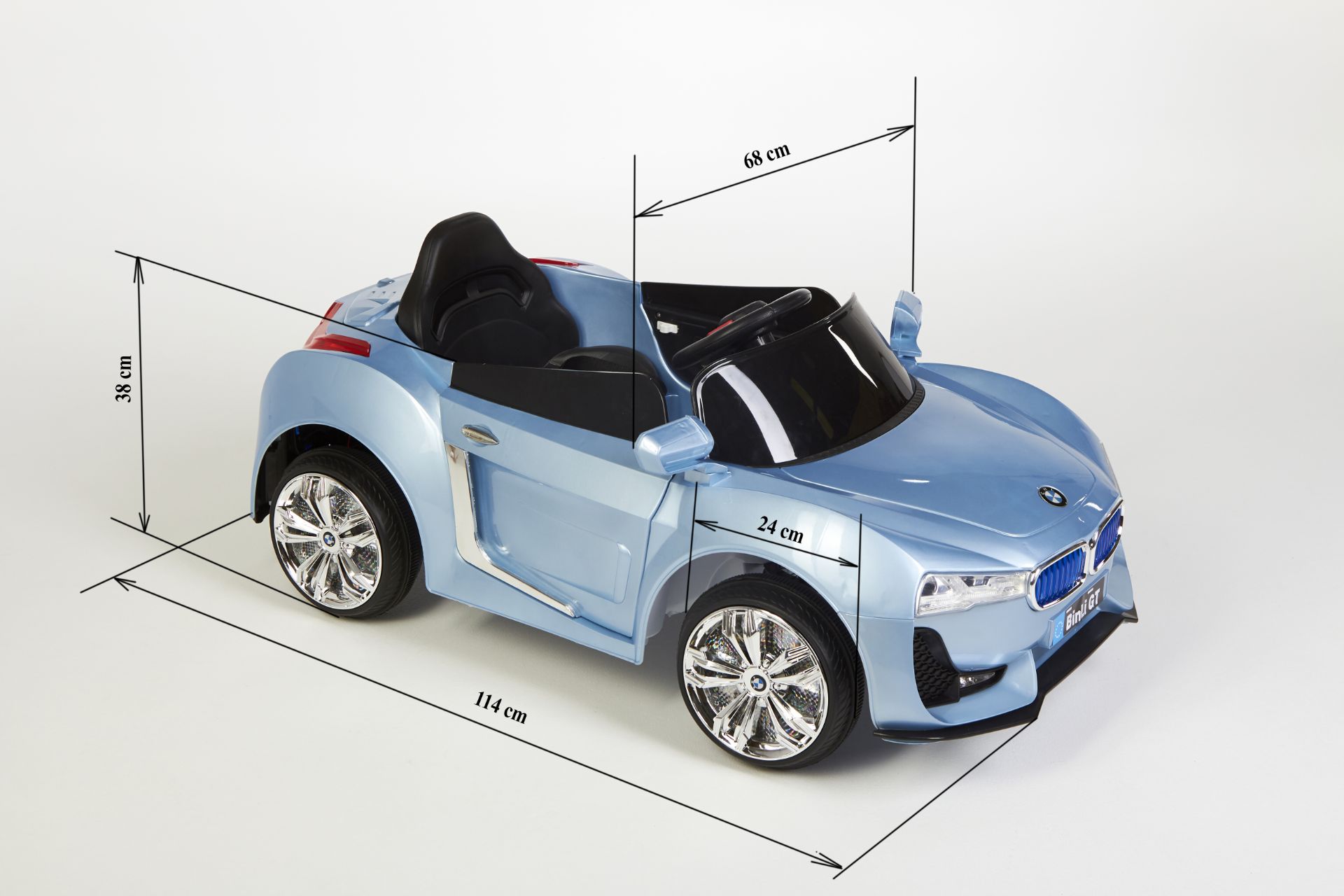 BRAND NEW BLUE KIDS ELECTRIC TOY CAR - BMW STYLE - Image 10 of 10