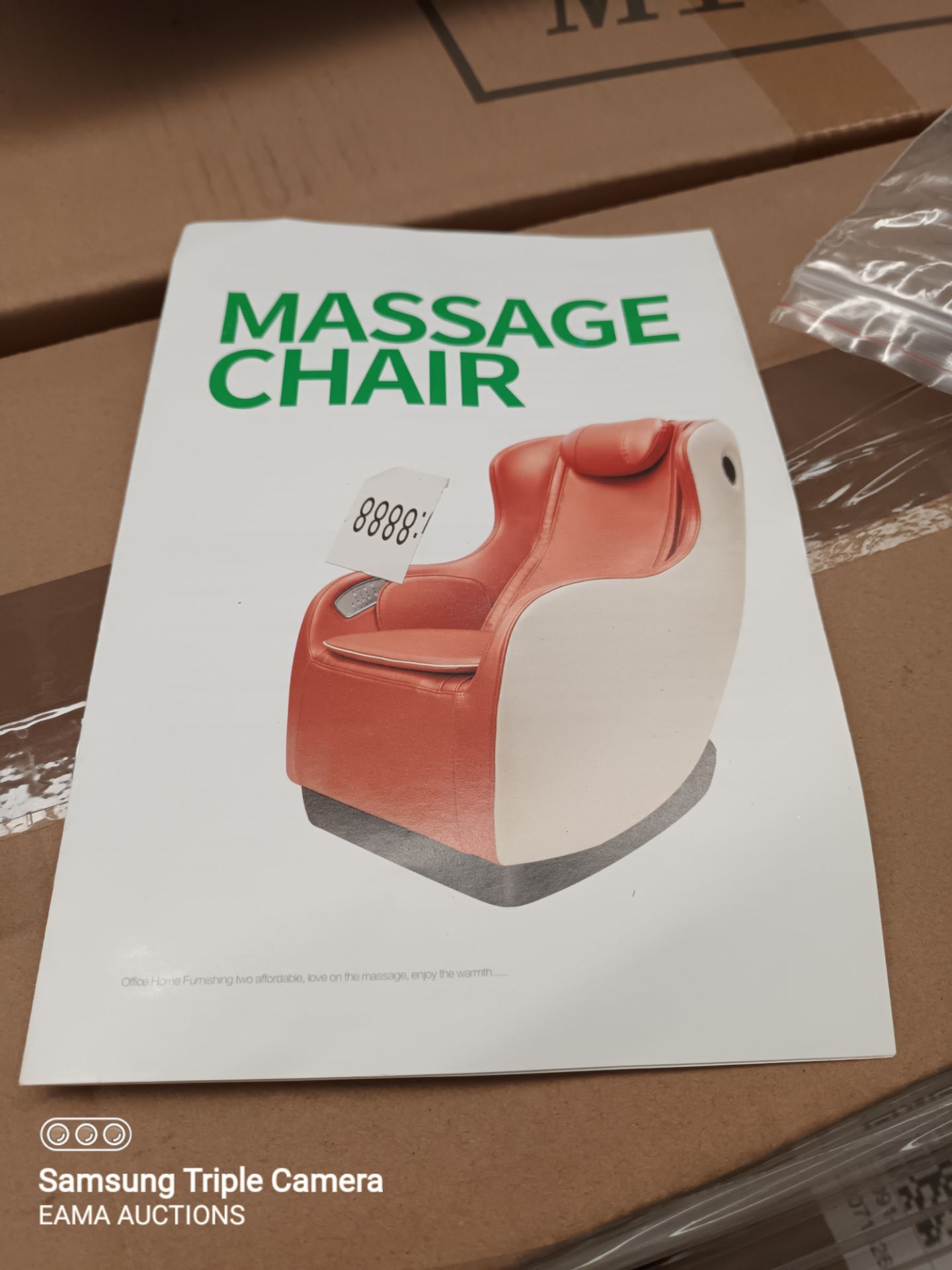 L244 - 1 PALLET CONTAINING APPROX 2 MASSAGE CHAIRS