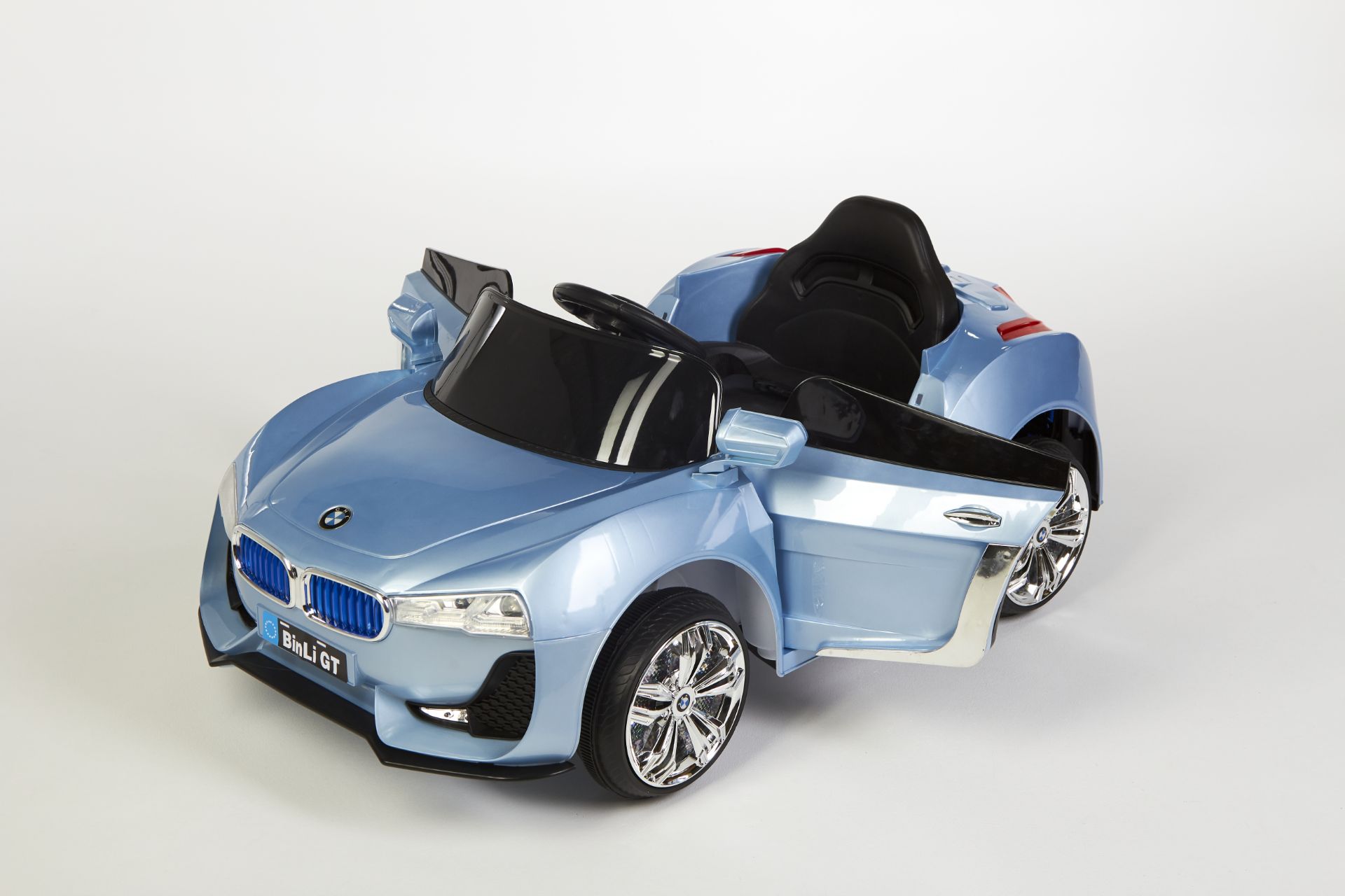 BRAND NEW BLUE KIDS ELECTRIC TOY CAR - BMW STYLE - Image 8 of 10