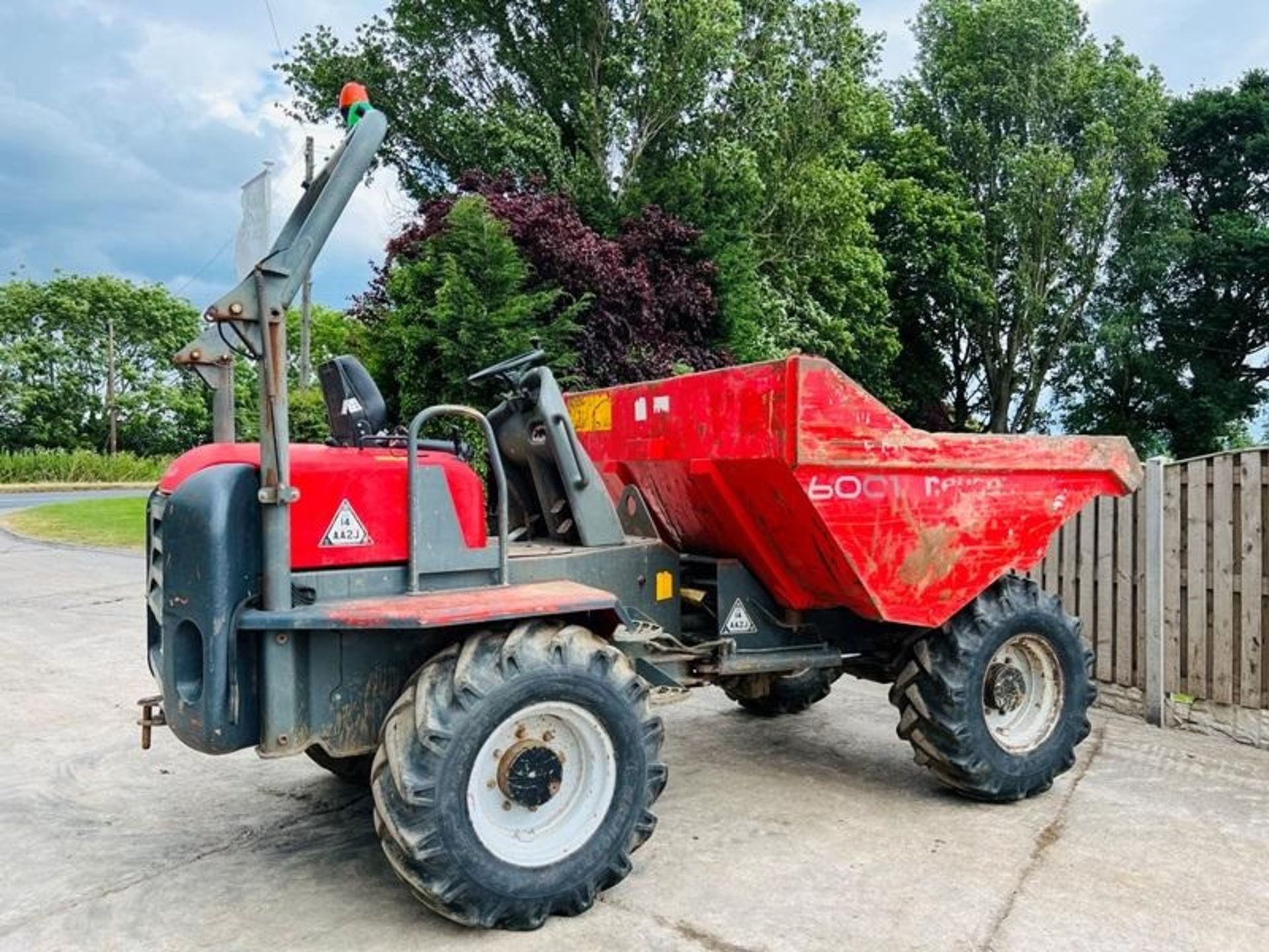 WACKER NEUSON 6001 4WD DUMPER C/W PERKINS ENGINE - Image 5 of 15