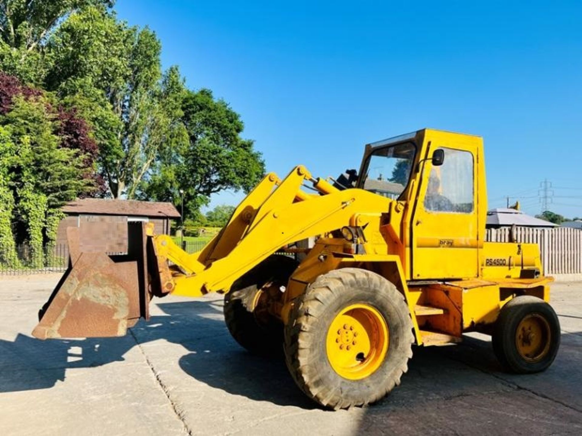 BRAY A4500 LOADING SHOVEL C/W BUCKET - Image 5 of 12