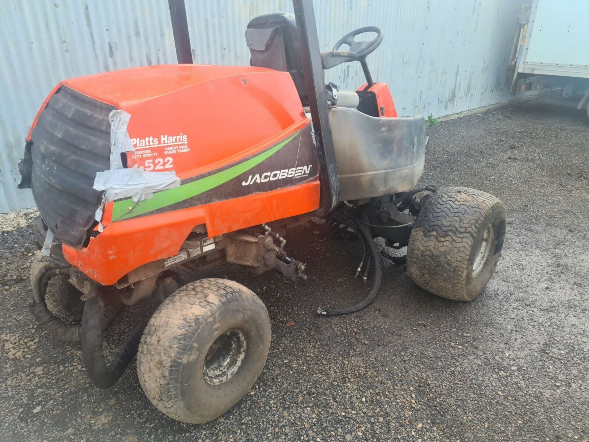 JACOBSEN AR-522 ROTARY MOWER USED SPARES OR REPAIRS KUBOTA ENGINE BREAKING - Image 9 of 9