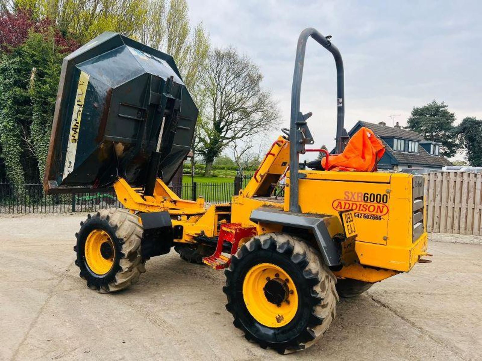 BARFORD SXR6000 4WD SWIVEL TIP DUMPER C/W ROLE BAR - Image 12 of 16