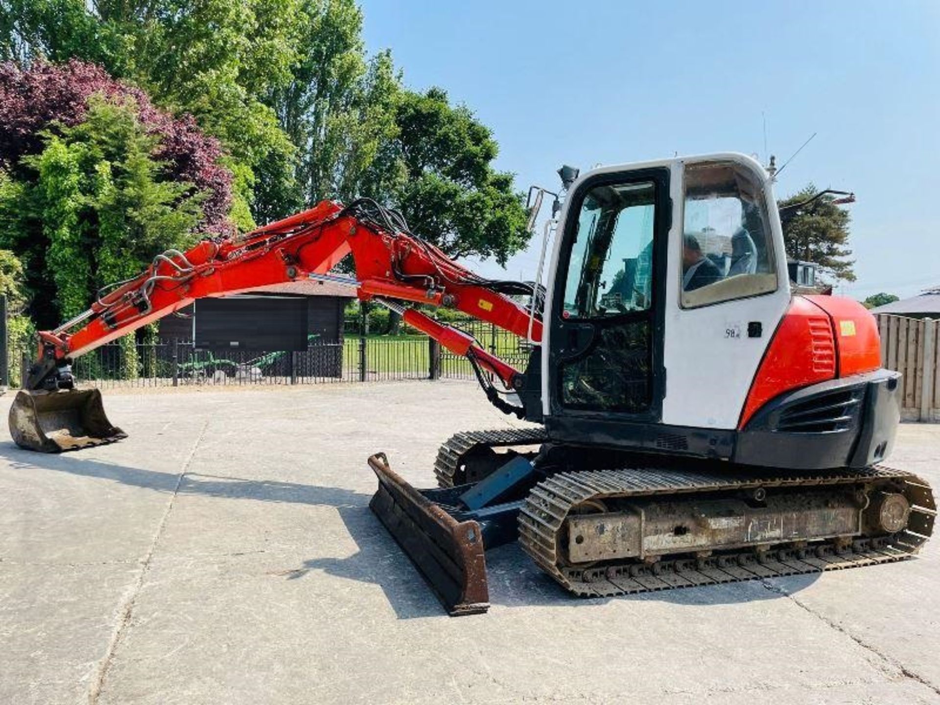 KUBOTA KX080-3 EXCAVATOR *YEAR 2013, ZERO SWING * C/W THREE PEACE BOOM - Image 6 of 19