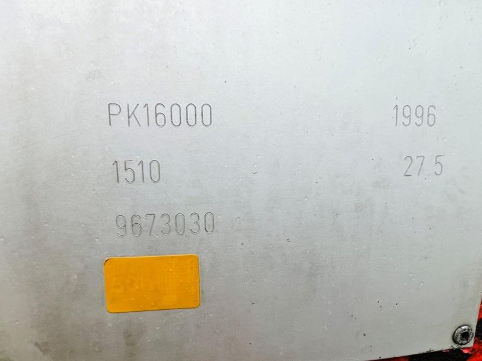 PALFINGER PK16000 CRANE C/W HYDRAULIC PUSH OUT BOOM - Image 8 of 8