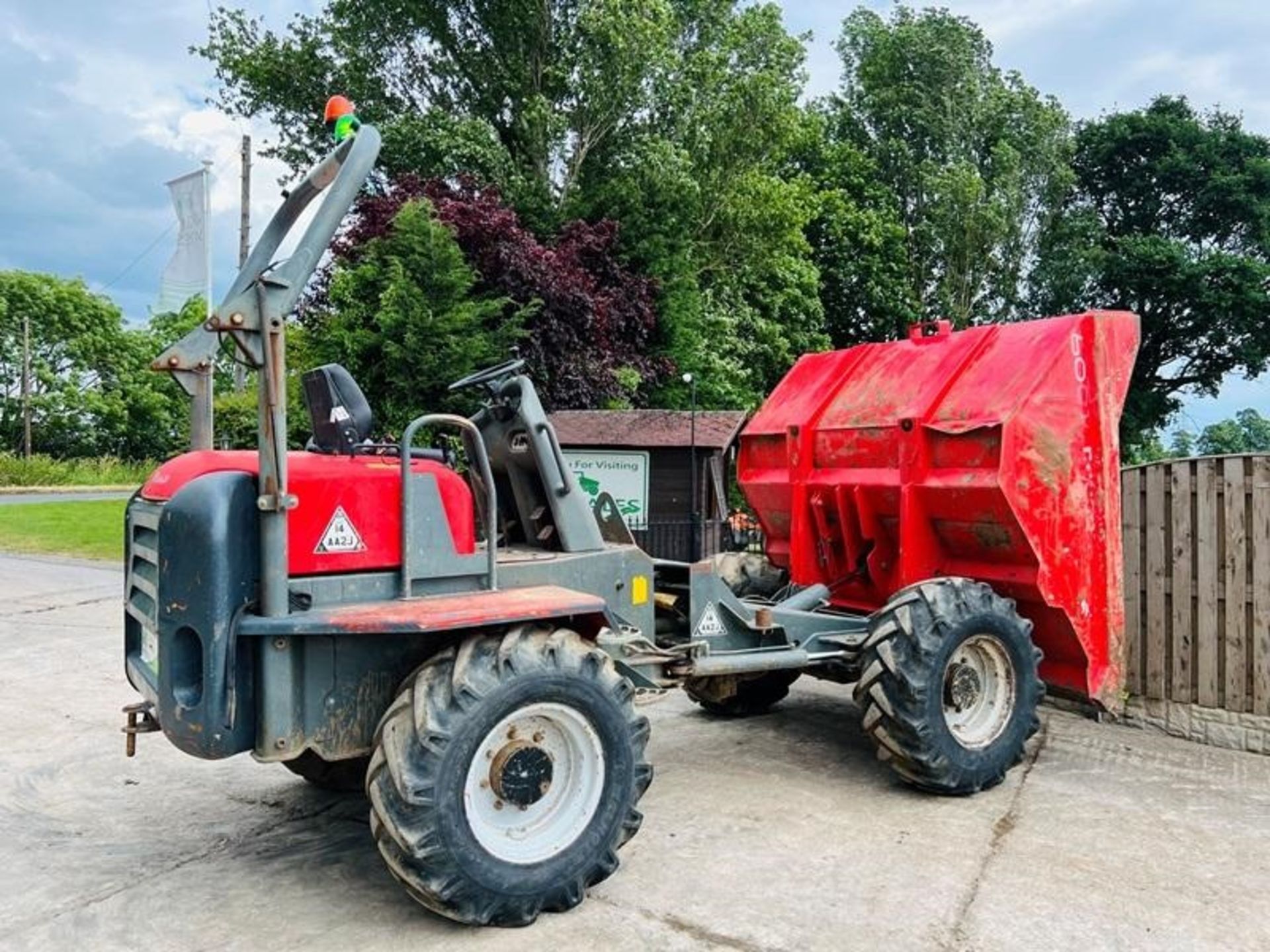 WACKER NEUSON 6001 4WD DUMPER C/W PERKINS ENGINE - Image 12 of 15