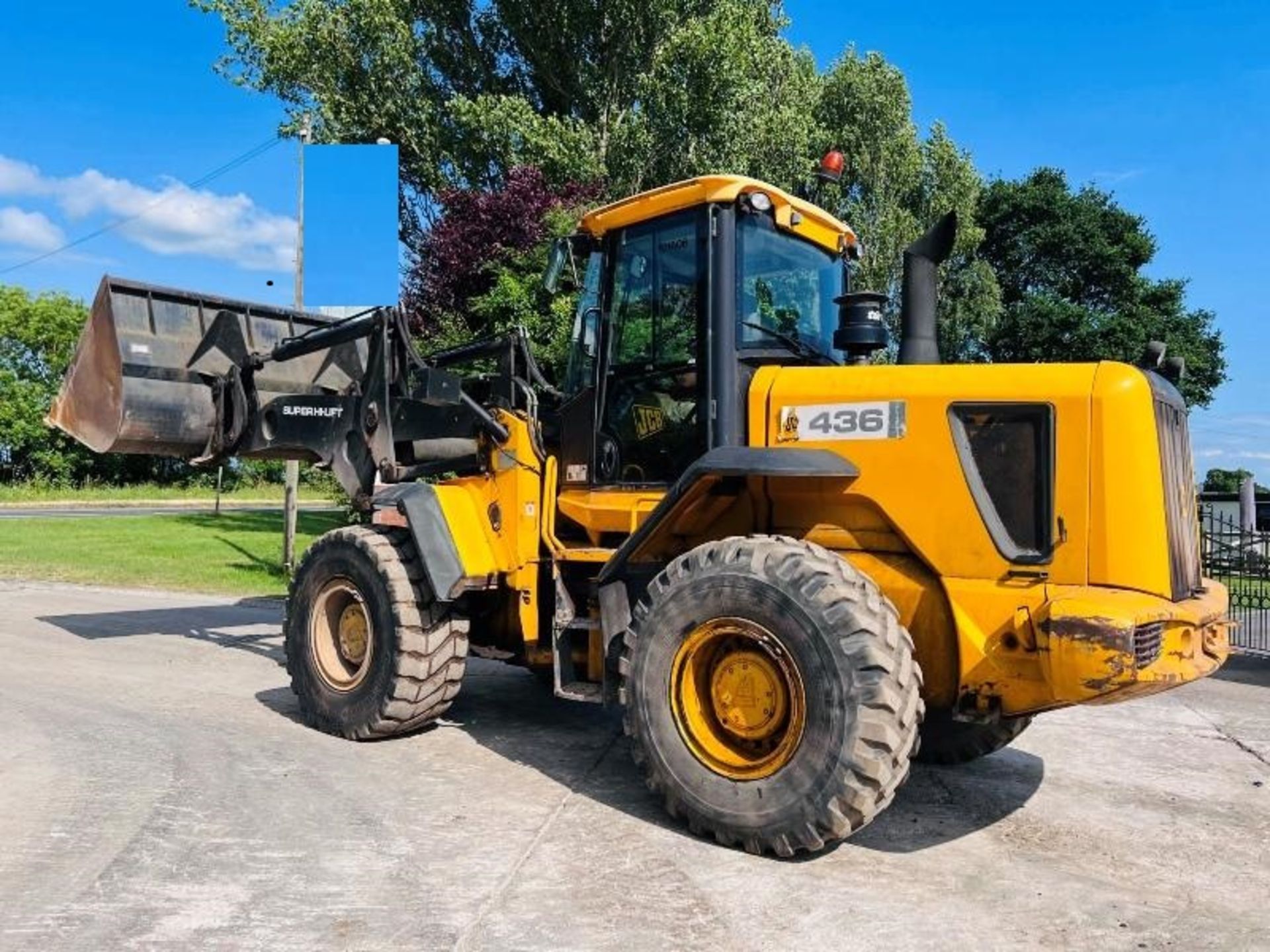 JCB 436EHT 4WD WASTE MASTER LOADING SHOVEL C/W BUCKET - Image 4 of 19