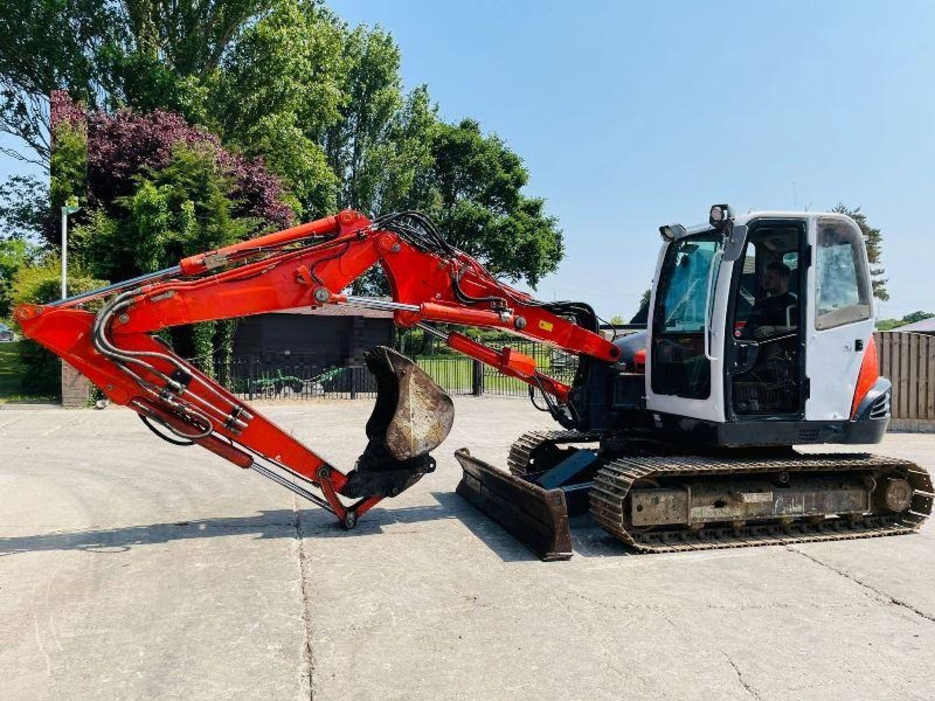 KUBOTA KX080-3 EXCAVATOR *YEAR 2013, ZERO SWING * C/W THREE PEACE BOOM - Image 5 of 19