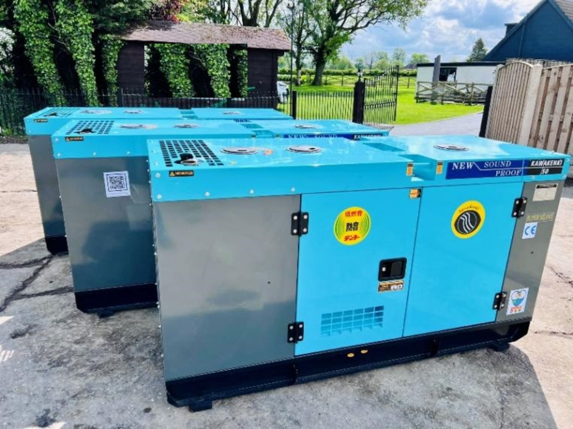 BRAND NEW KAWAKENI KK50 50KVA SILENT RUN GENERATOR *YEAR 2023 - Image 8 of 22