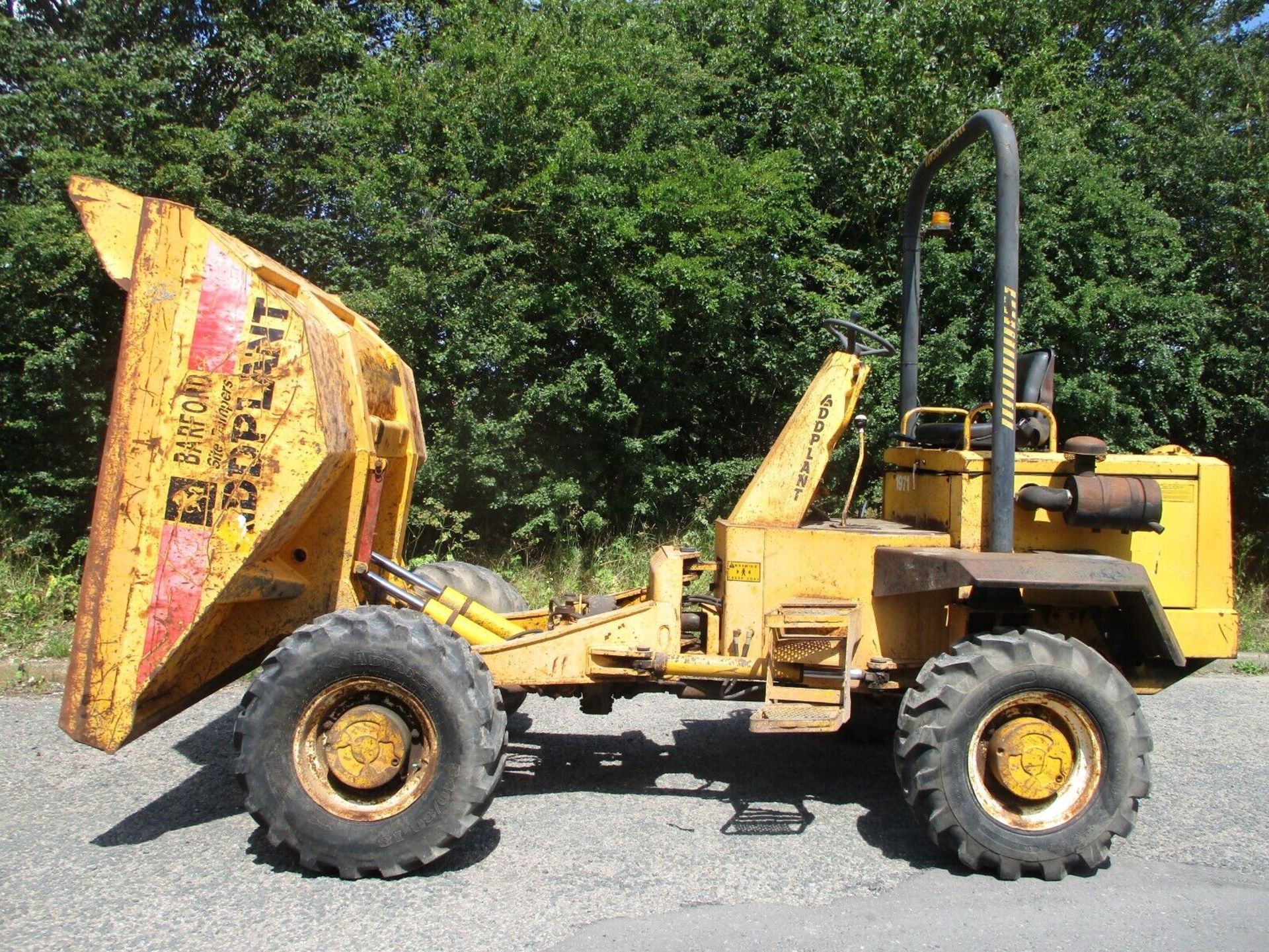 BARFORD 5 TON DUMPER THWAITES BENFORD TEREX JCB PERKINS 6 - Image 6 of 11