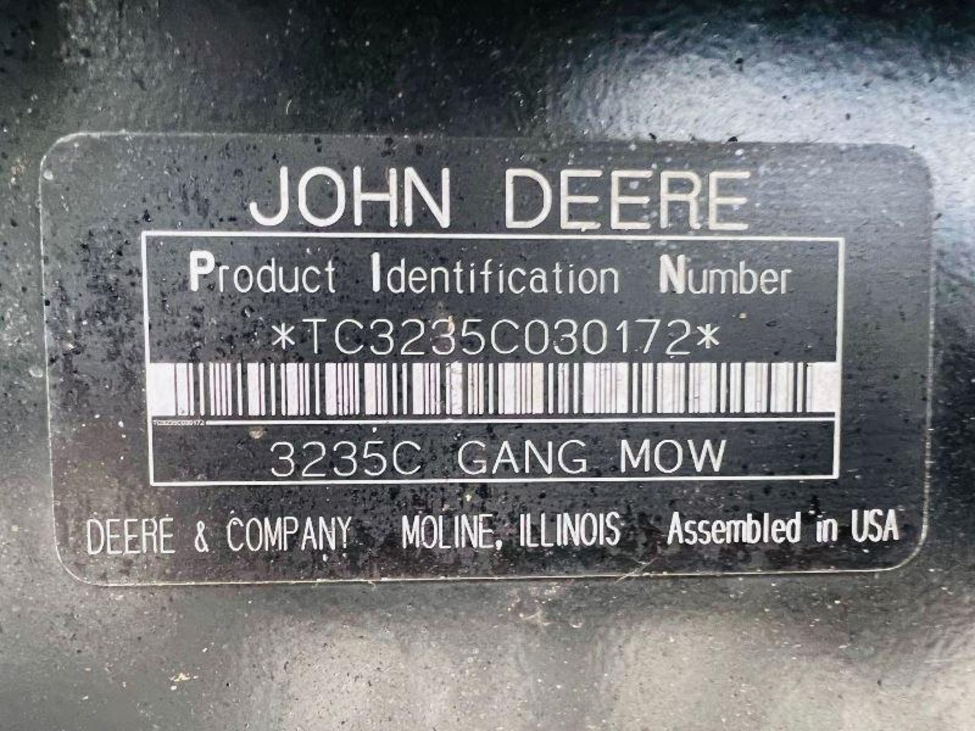 JOHN DEERE 3235C 5 GANG MOWER C/W CABIN - Image 6 of 18