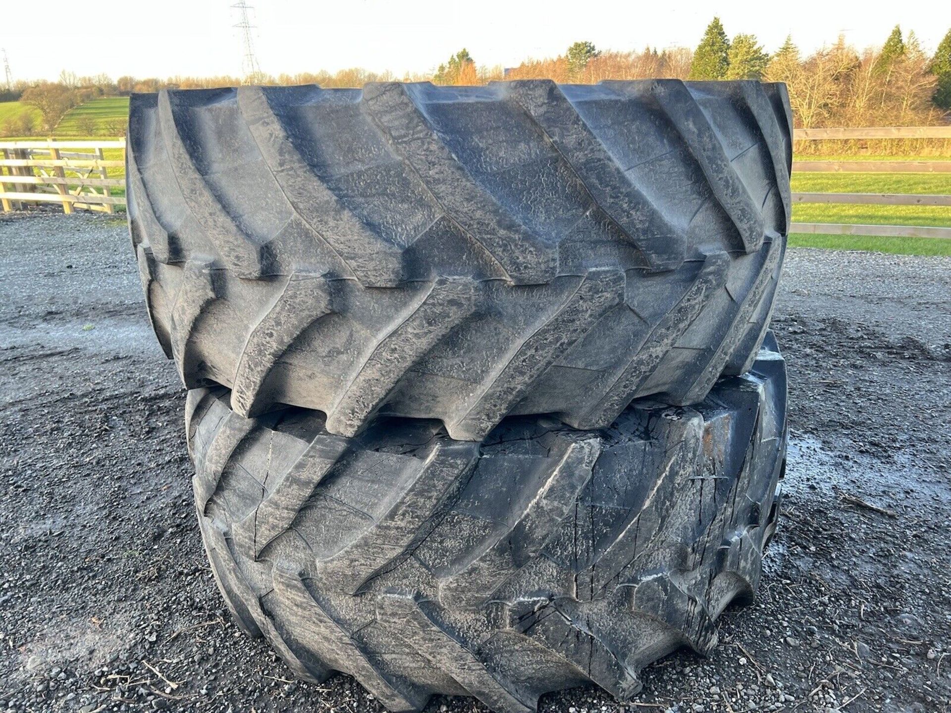 TRELLEBORG TM1000 600/70 R30 TYRES / JCB FASTRAC 4220 / JOHN DEERE/ CASE/ WHEELS - Image 2 of 6