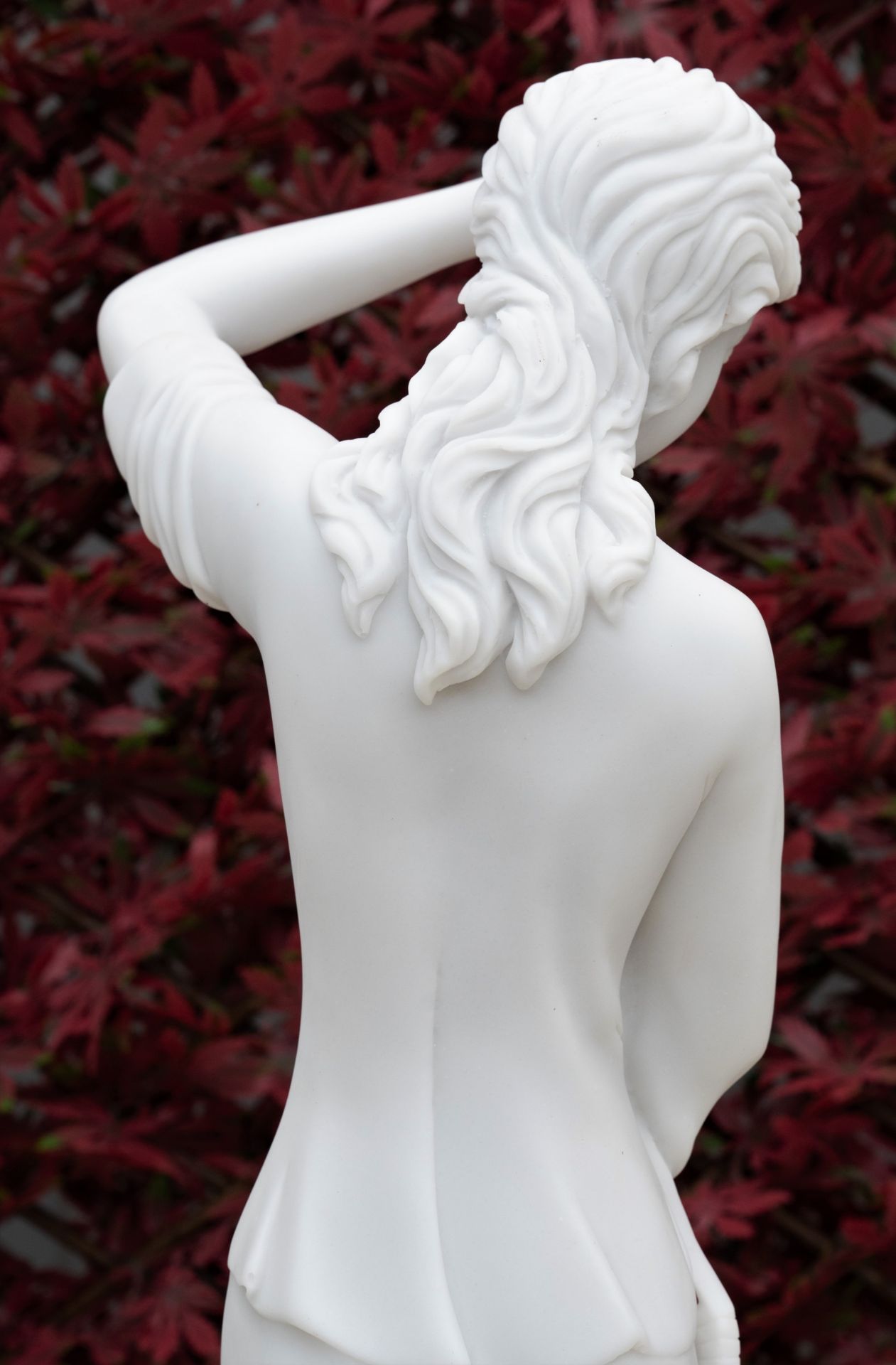 GORGEOUS LIFESIZE TERRAZO MARBLE GARDEN STATUE "MADELAINE XL" - Image 6 of 7