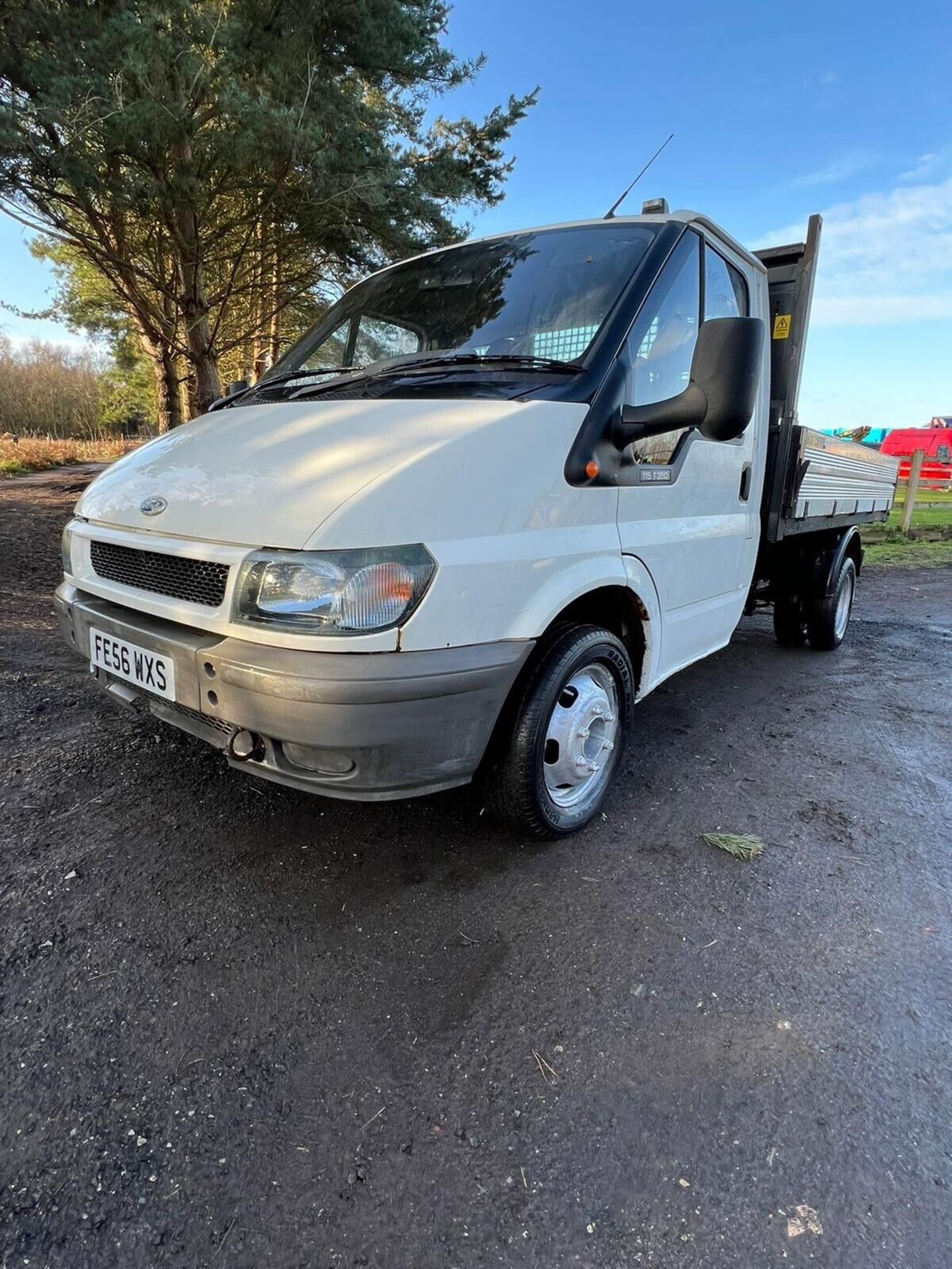 FORD TRANSIT TIPPER LORRY TWIN WHEEL TIPPING TRUCK LONG TEST MANUAL 120K 2006 - Image 3 of 12