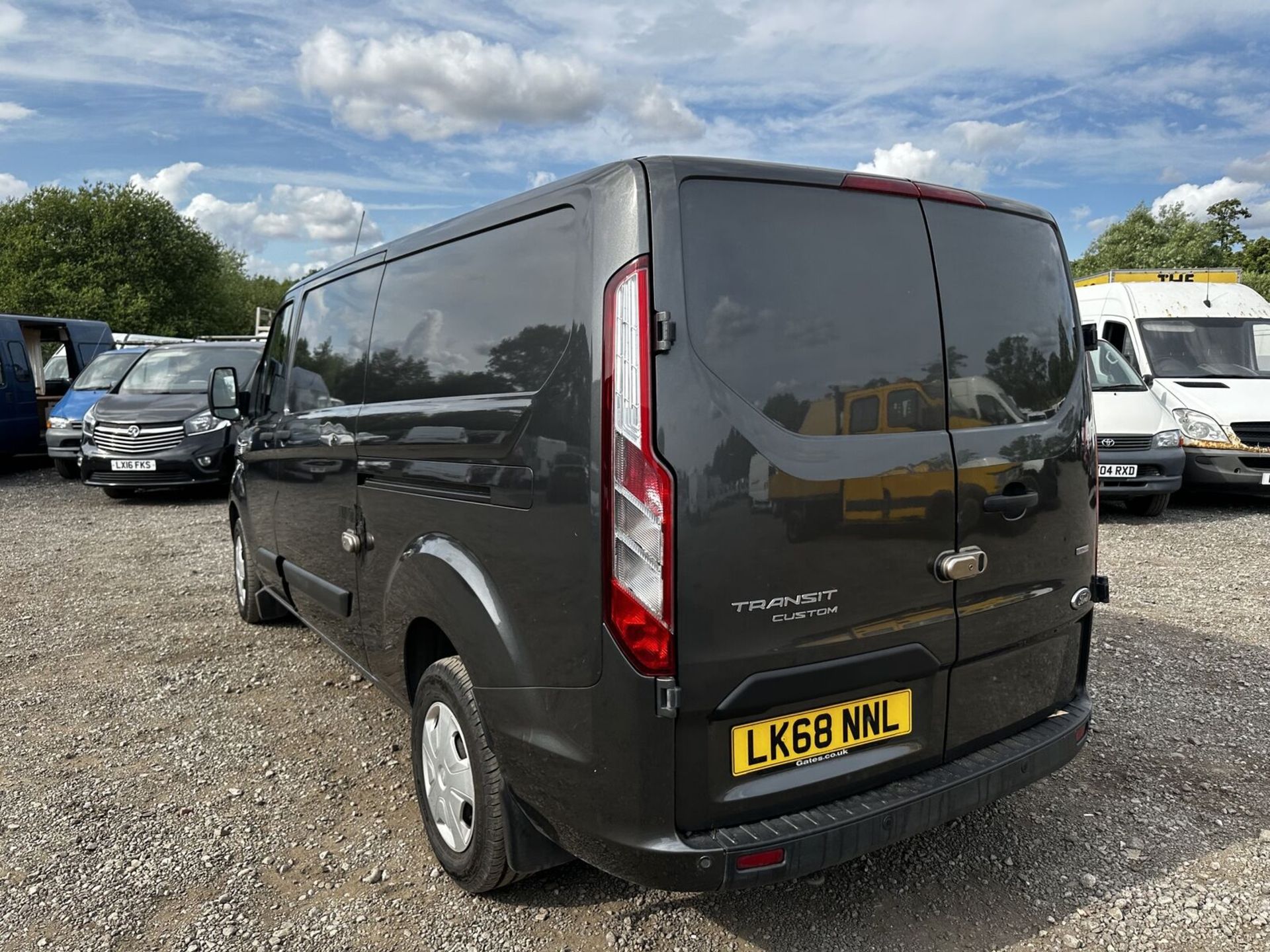 68 PLATE GREY VAN: FORD TRANSIT CUSTOM WITH ONLY 44K MILES - TESTED & STARTS PERFECT RUNS PERFECT - Image 5 of 16