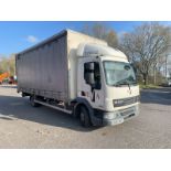 DAF LF45.160 7.5T CURTAINSIDE RIGID TRUCK WITH DHOLLANDIA TUCK UNDER TAIL LIFT