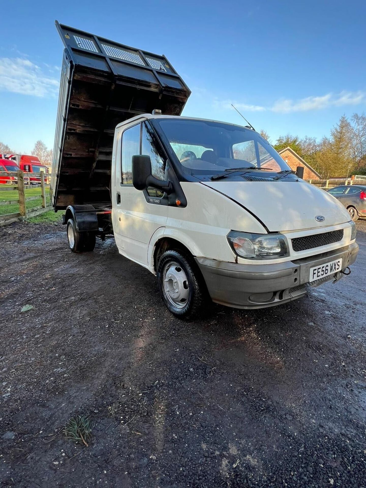 FORD TRANSIT TIPPER LORRY TWIN WHEEL TIPPING TRUCK LONG TEST MANUAL 120K 2006 - Image 9 of 12