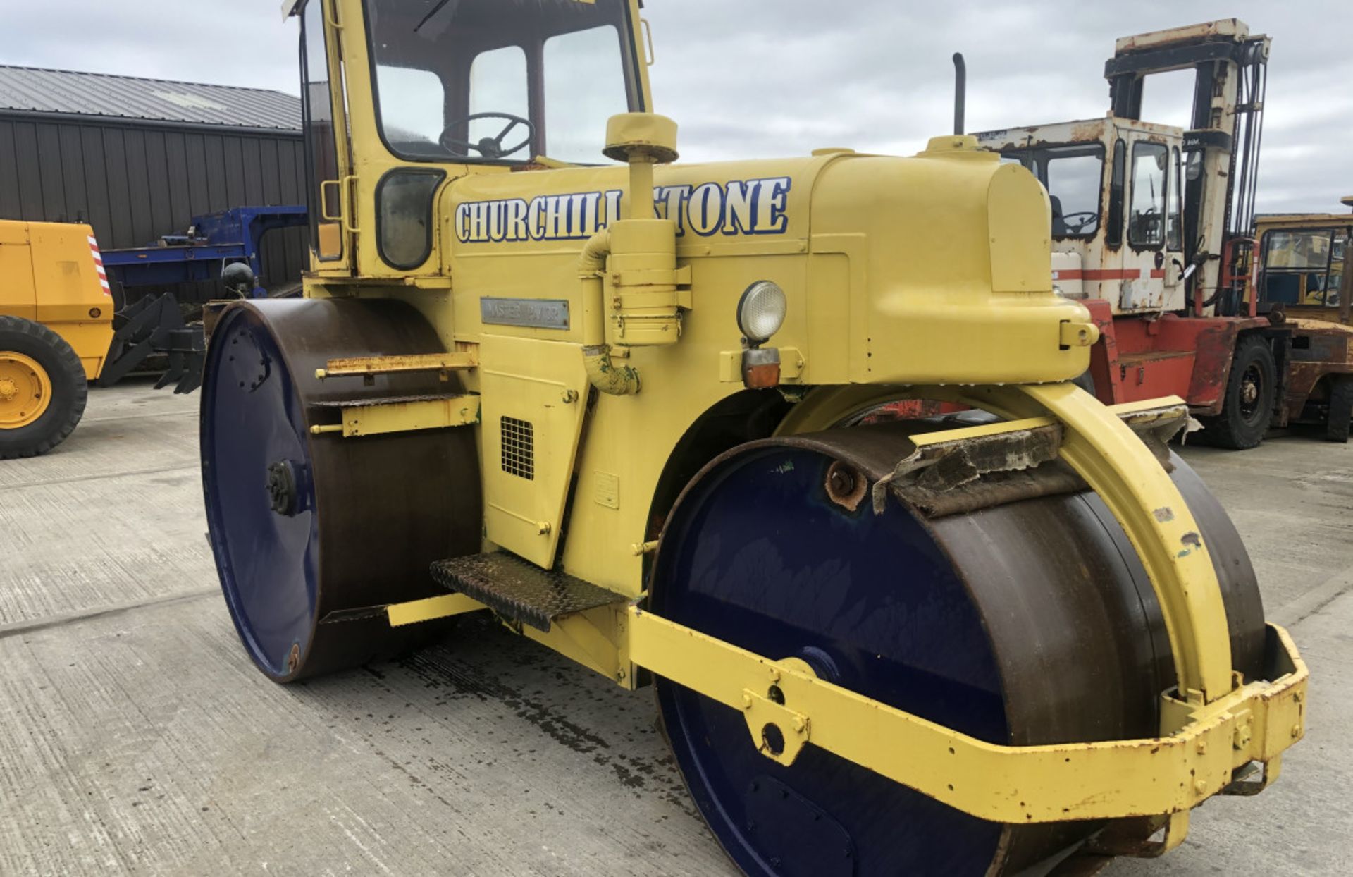 AVELING BARFORD DC12 3 PIN DEAD WEIGHT TARMAC ROLL