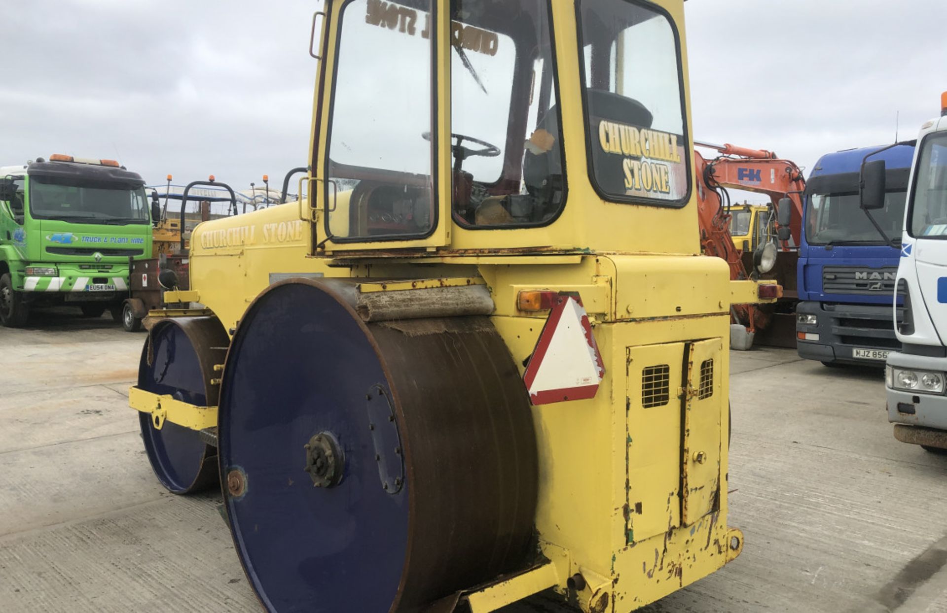 AVELING BARFORD DC12 3 PIN DEAD WEIGHT TARMAC ROLL - Image 7 of 8