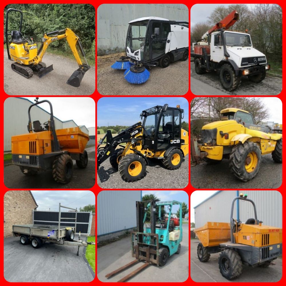 AUCTION OF AGRI, DUMPERS FLT, MACHINERY HGV, TRACTOR & PLANT Ends from Monday 4th September 11am