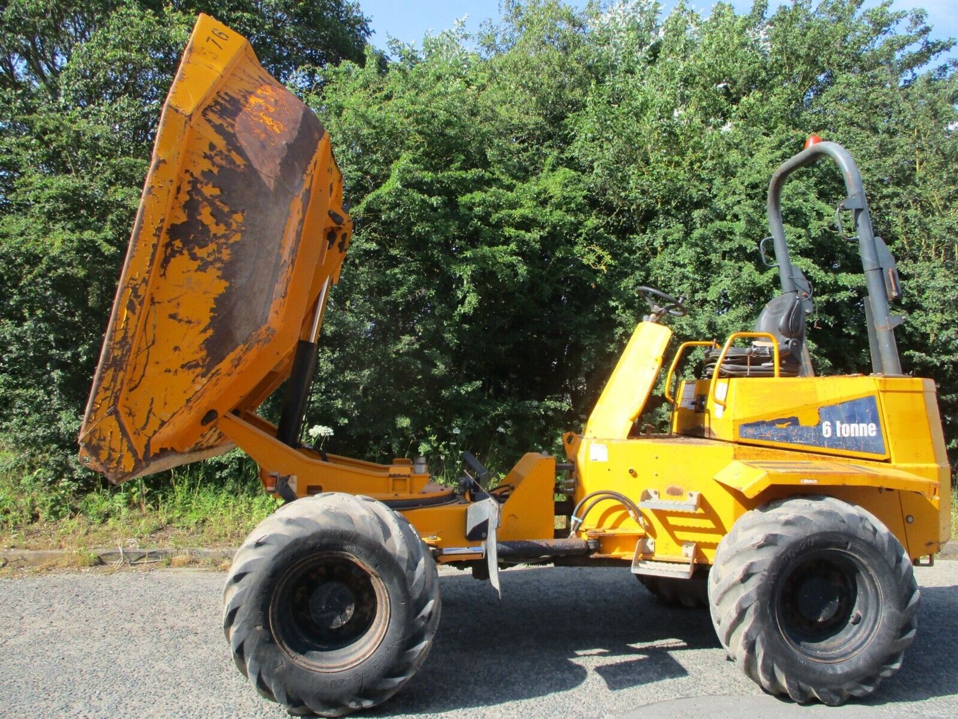 2012 THWAITES 6 TON SWIVEL SKIP DUMPER BARFORD BENFORD TEREX JCB PERKINS - Image 7 of 13