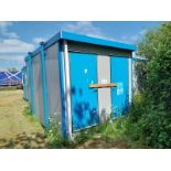 PORTABLE TOILET CABIN 12FT X 9FT - FREE DELIVERY NATIONWIDE