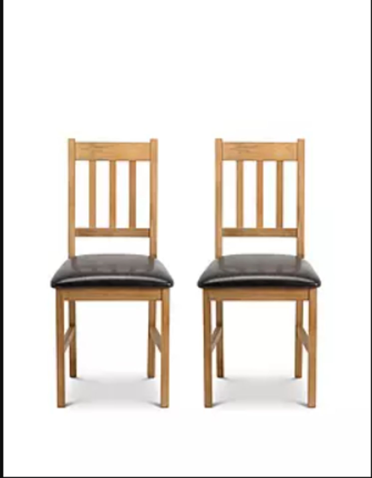 COXMOOR SET OF 2 DINING CHAIRS RRP £169