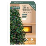 PREMIER 1000 M/A TREEBRIGHTS WITH TIMER LED CHRISTMAS LIGHTS (MULTI-COLORED)