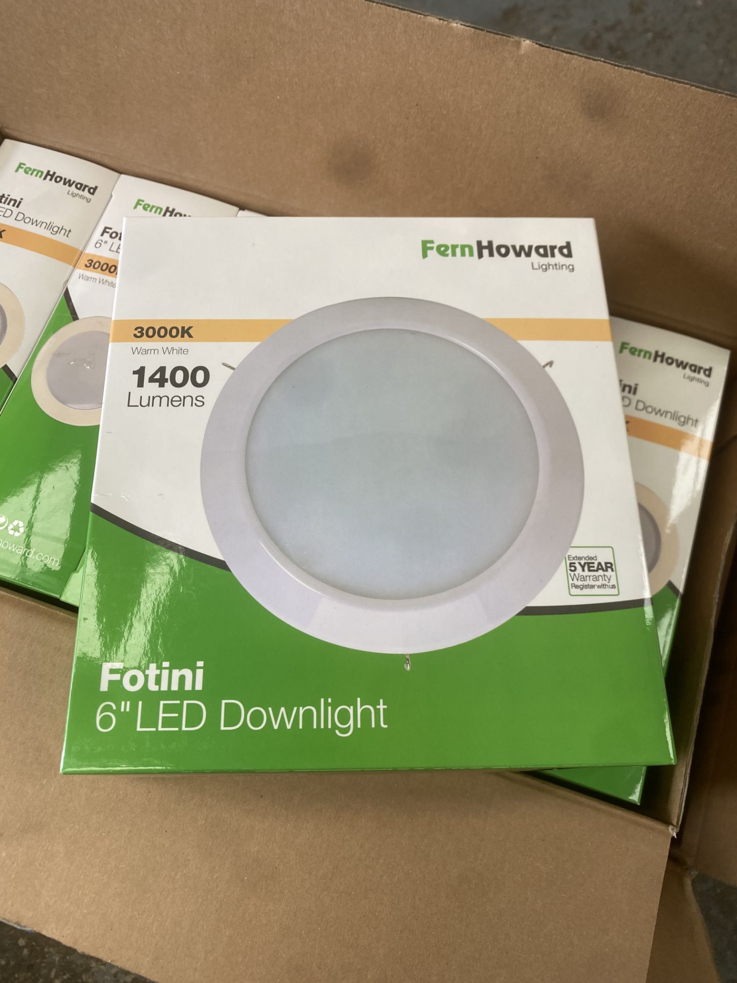 36 X 6 INCH LED DOWNLIGHT 3000K TRADE VALUE £505