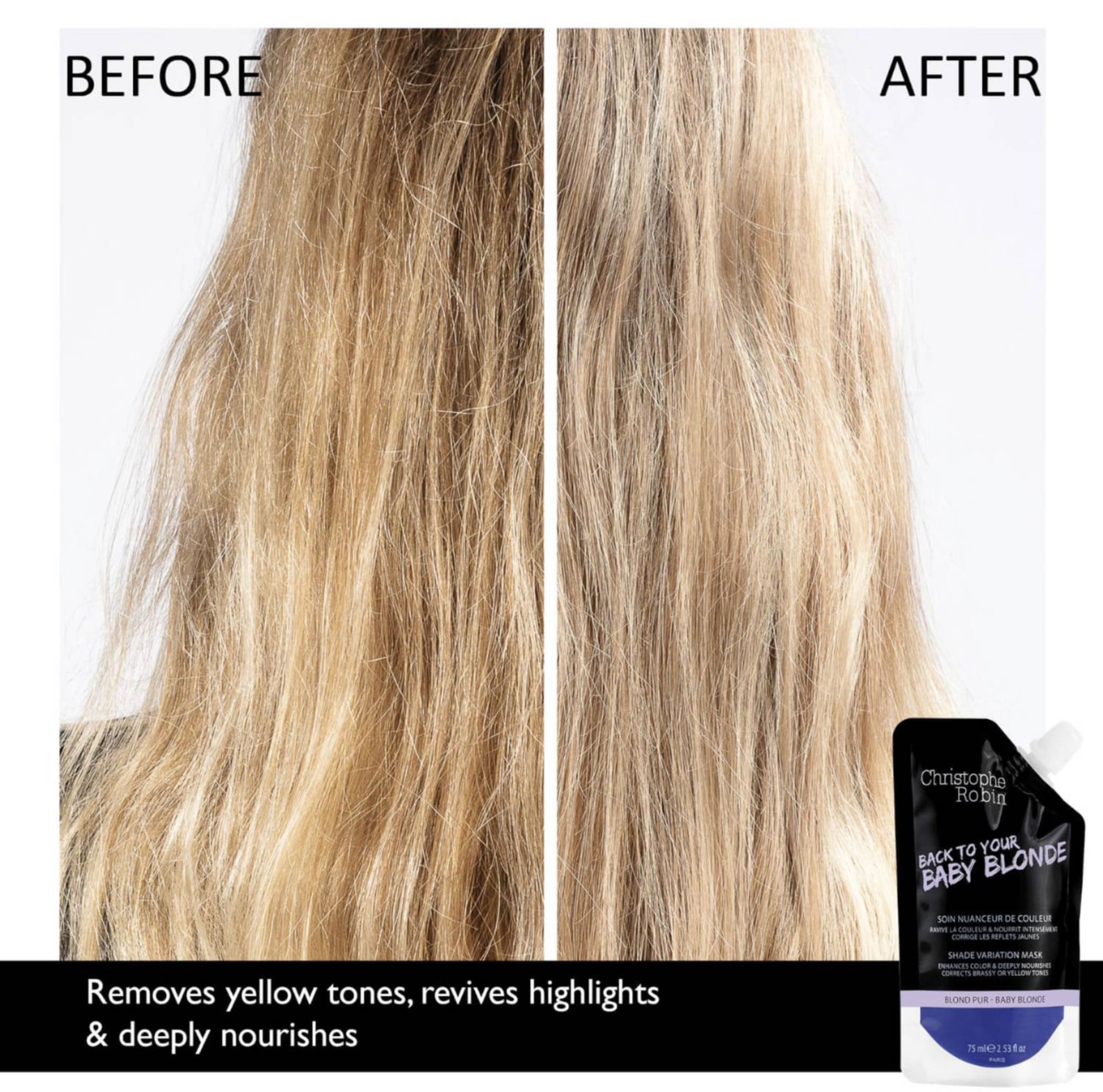 PALLET OF 3024 X CHRISTOPHE ROBIN BACK TO BABY BLONDE HAIR MASK RRP £48,384 - Image 2 of 4