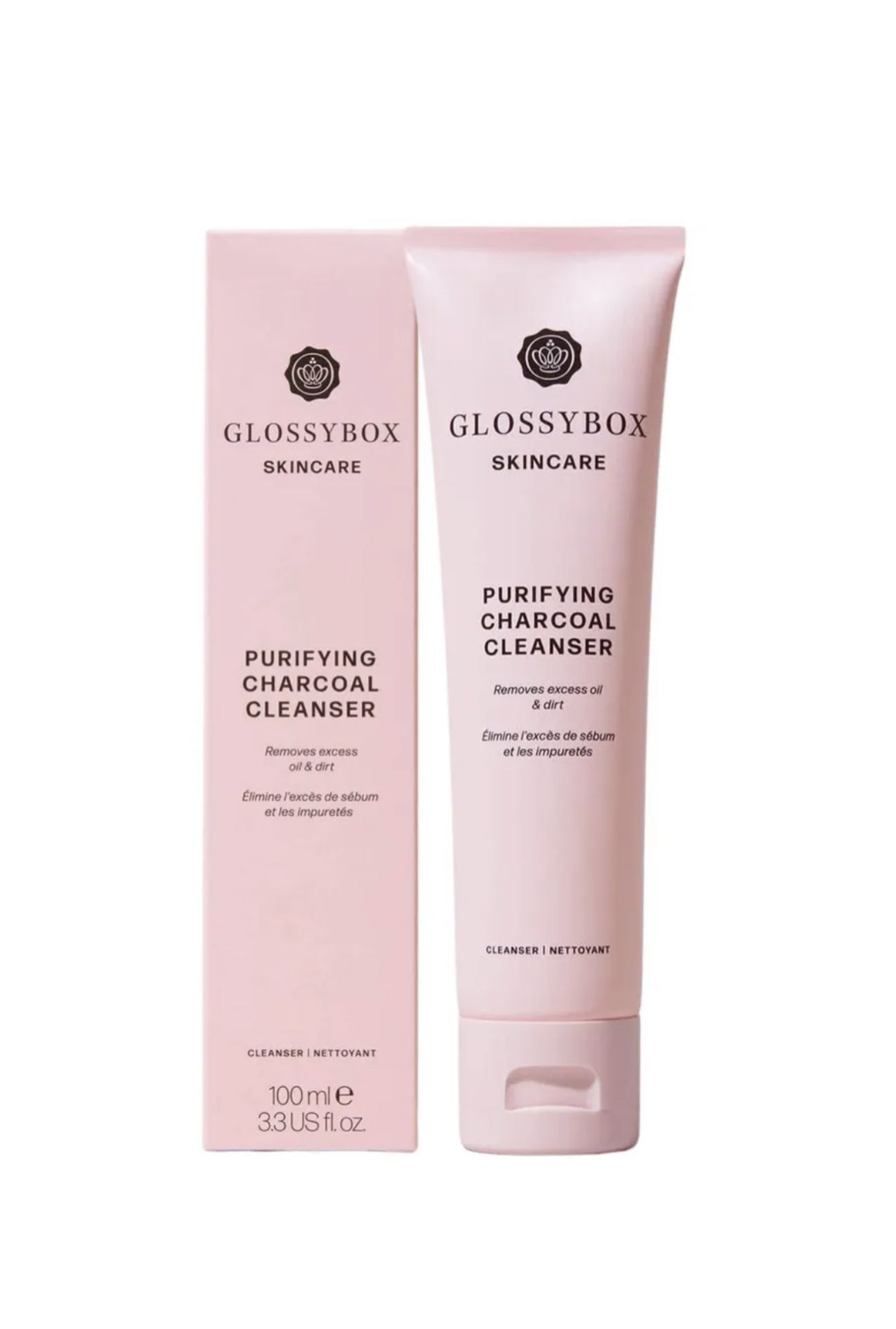 100 X GLOSSYBOX PURIFYING CHARCOAL CLEANSER RRP £1300