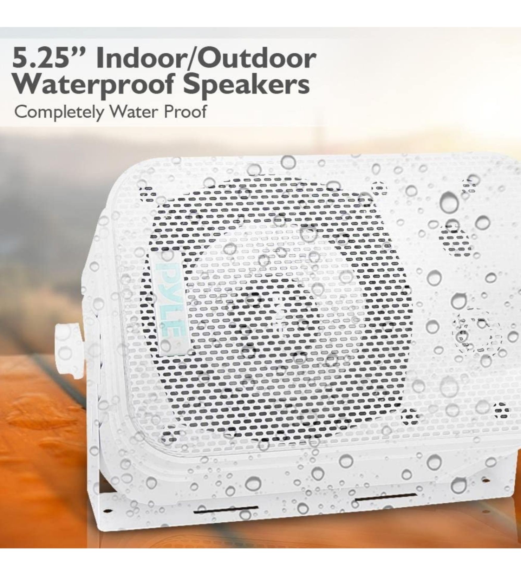 20 BOXES X NEW PAIRS OF 2 X PYLE PDWR40W WATERPROOF OUTDOOR SPEAKER SYSTEM - RRP £1800 - Image 4 of 7