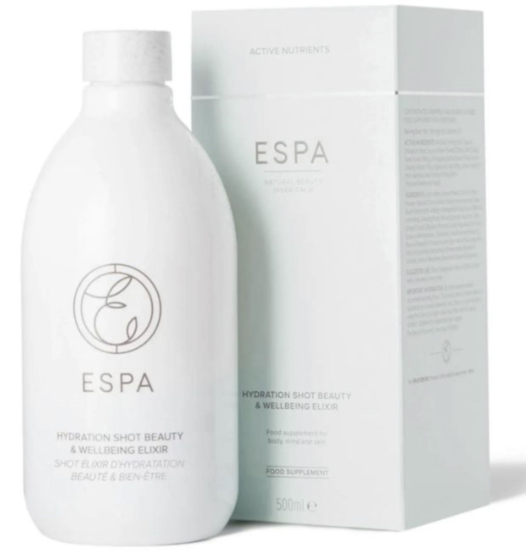 20 X ESPA HYDRATION BEAUTY AND WELL BEING SHOT 500ML RRP £1000