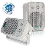 50 X PAIRS OF 2 X PYLE PDWR40W DUAL WATERPROOF OUTDOOR SPEAKER SYSTEM - RRP £1800