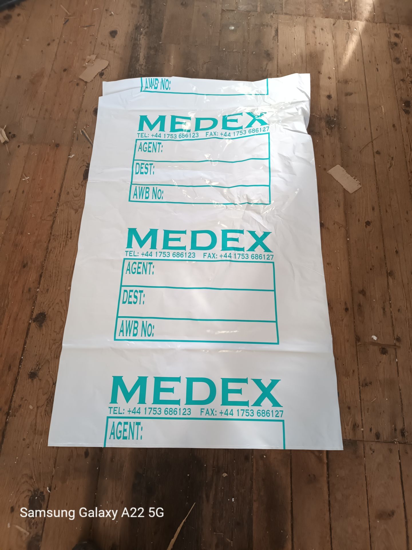 PALLET OF APPROX 500 PARGE MEDEX BAGS