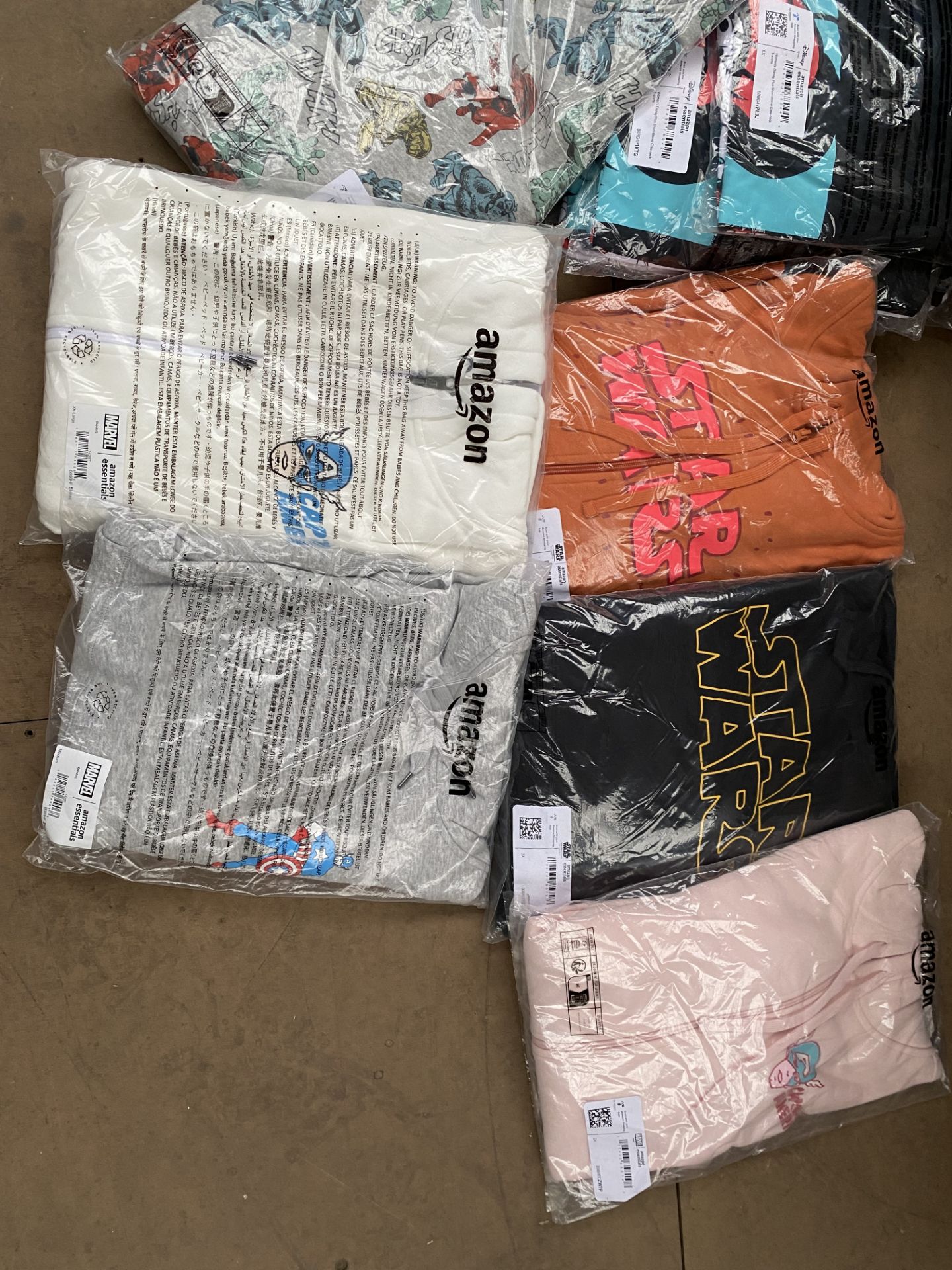 X99 PCS OF STAR WARS/MARVEL/DISNEY ADULT HOODIES, JOGGERS & TWIN PACK TSHIRTS - Image 2 of 5