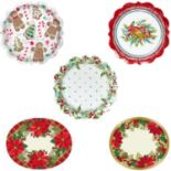 1000 PACKS OF CHRISTMAS PLATES, ASSORTMENT OF STYLES, RRP £10,000